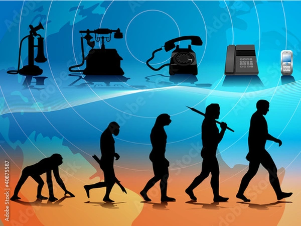 Obraz phone evolution
