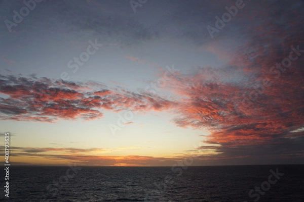 Obraz sunset over the ocean