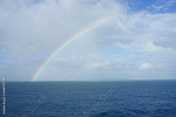 Obraz rainbow over the sea