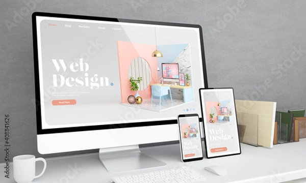 Obraz Responsive devices mock up