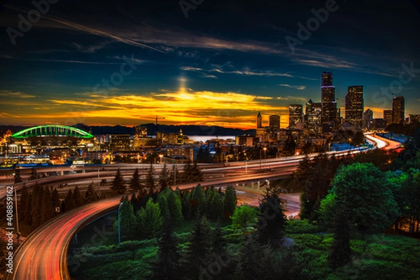 Obraz Seattle Nights