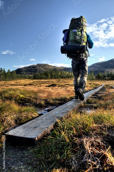 Obraz Podczas trasy Trekking