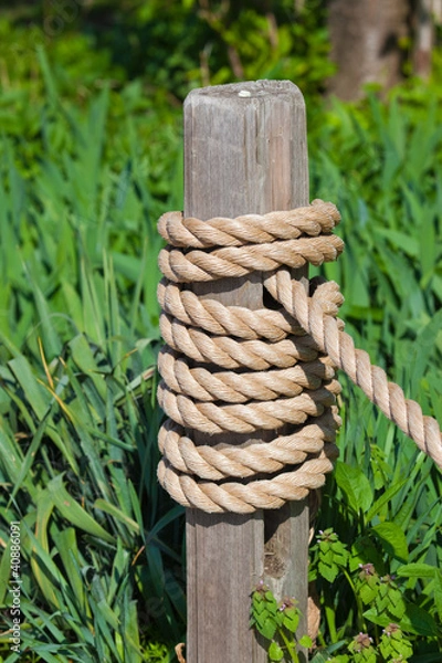 Obraz Post with Rope