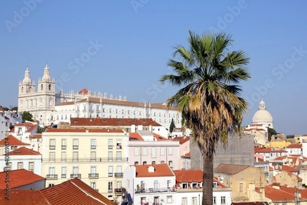 Obraz Lisbon - View over Alfama