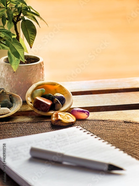 Obraz Moment der Ruhe mit Tagebuch