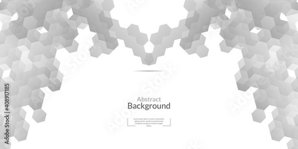 Fototapeta White abstract texture. Geometric mosaic shape vector background. It is suitable for posters, flyers, covers, advertising, etc.
