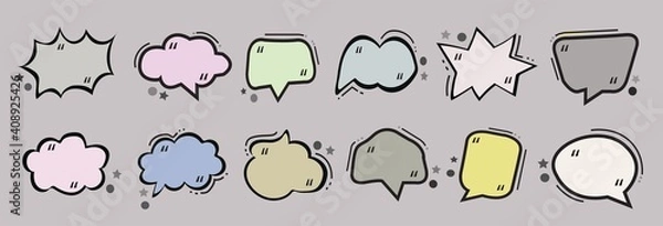 Fototapeta text ballon or text bubble