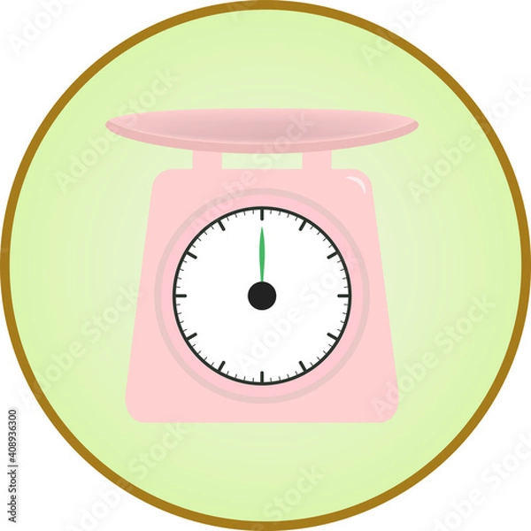 Fototapeta シンプルなはかり・計量のアイコン