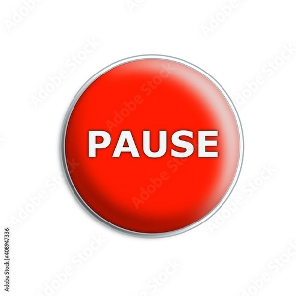 Fototapeta PAUSE Knopf