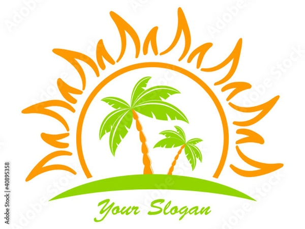 Obraz Palmen im Sonnenlicht