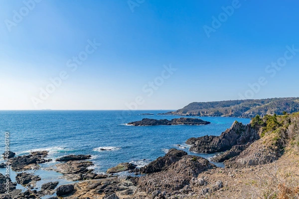 Fototapeta 静岡県下田市　爪木崎海岸
