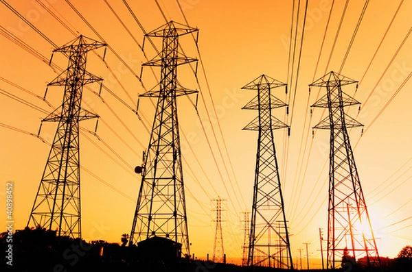 Obraz Electric Powerlines
