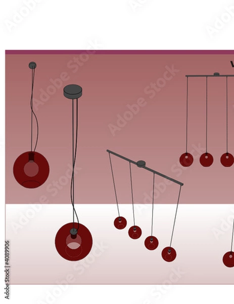 Obraz lamparas de vector