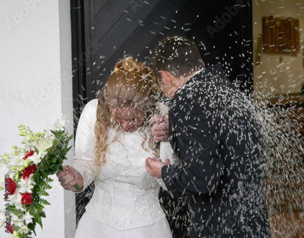 Fototapeta Bride at wedding
