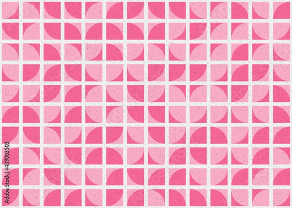 Fototapeta Abstract Geometric Pattern generative computational art illustration