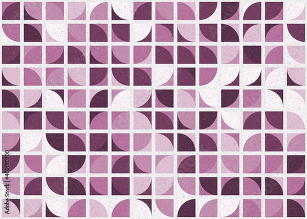 Fototapeta Abstract Geometric Pattern generative computational art illustration