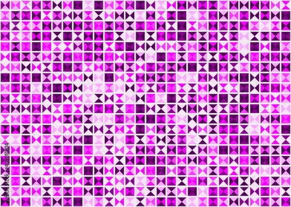 Fototapeta Abstract Geometric Pattern generative computational art illustration