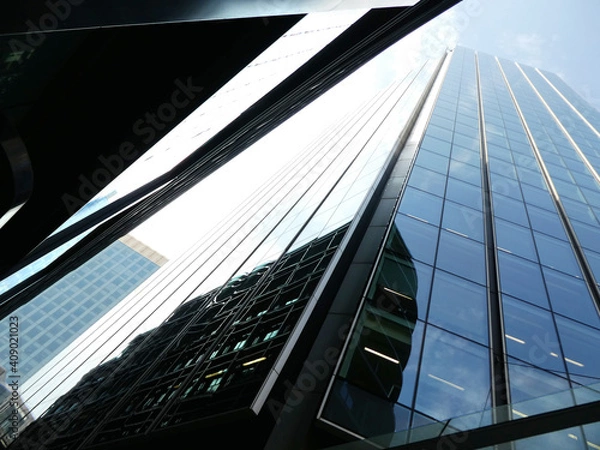 Obraz Old Broad street and Threadneedle Walk