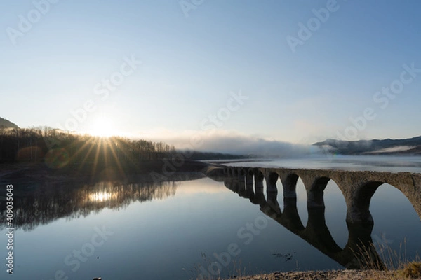 Obraz タウシュベツ川橋梁