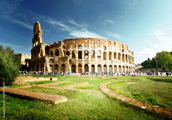 Obraz Colosseum w Rzymie we Włoszech