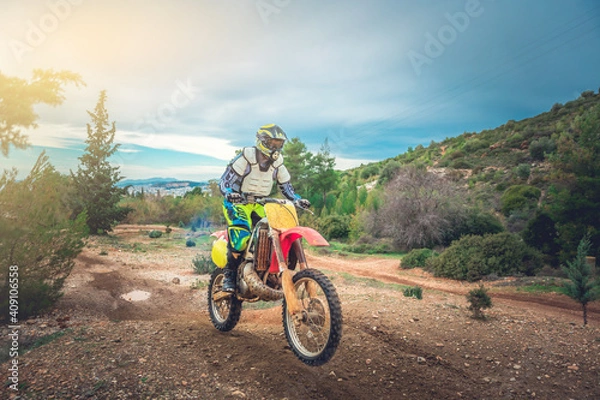 Fototapeta Motocross