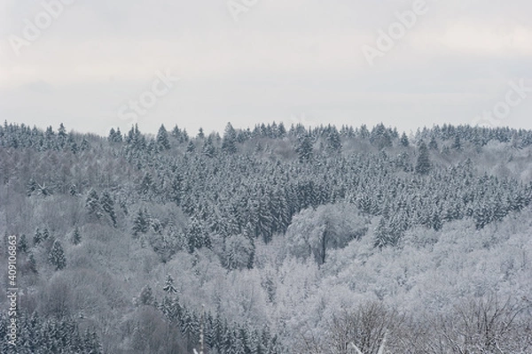 Fototapeta Horizon enneigé