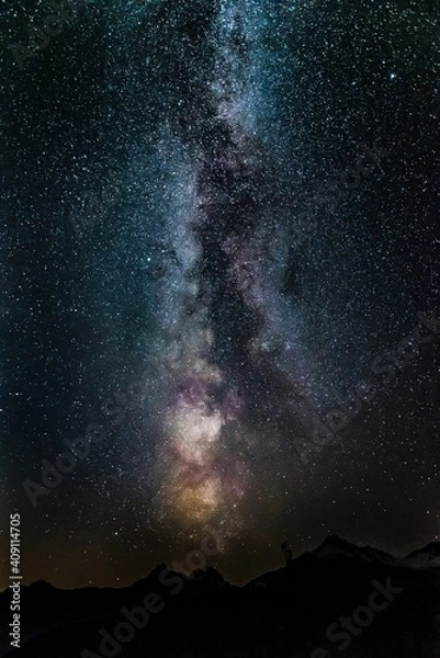 Fototapeta starry night sky