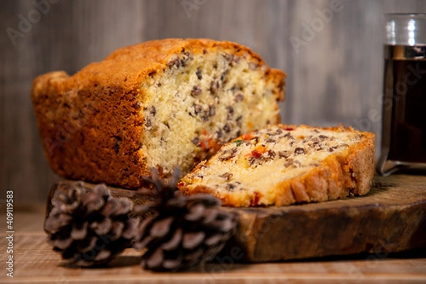 Obraz café con pan dulce