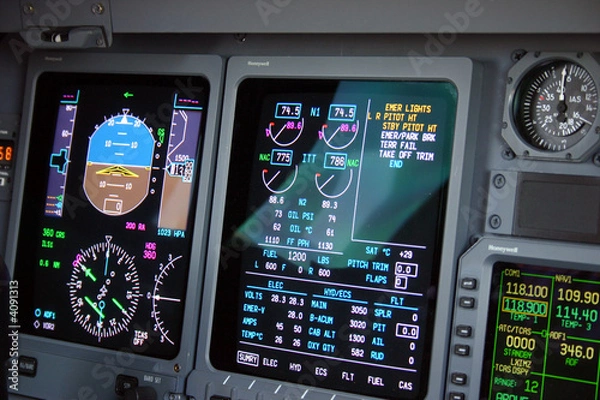 Obraz flight deck detail