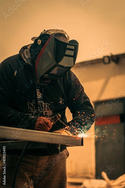 Obraz Hombre trabajando