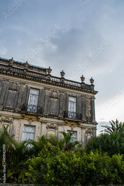 Obraz detalle edificio antiguo colonial