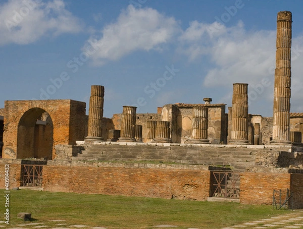Obraz Ruins at Pompeii, Italy