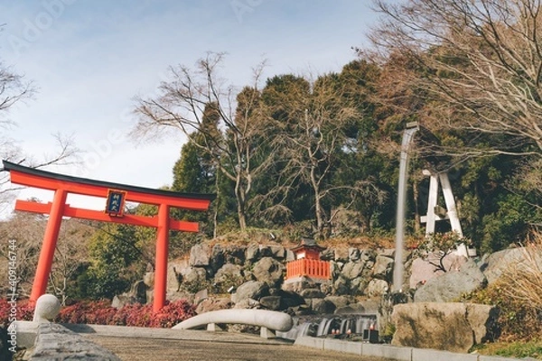 Fototapeta 冬の勝尾寺
