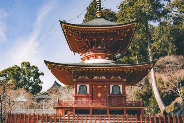 Fototapeta 冬の勝尾寺