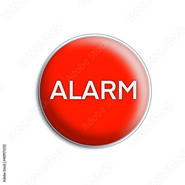 Fototapeta ALARM Knopf
