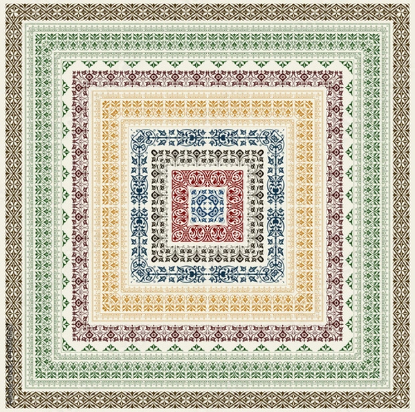 Fototapeta Retro set lines