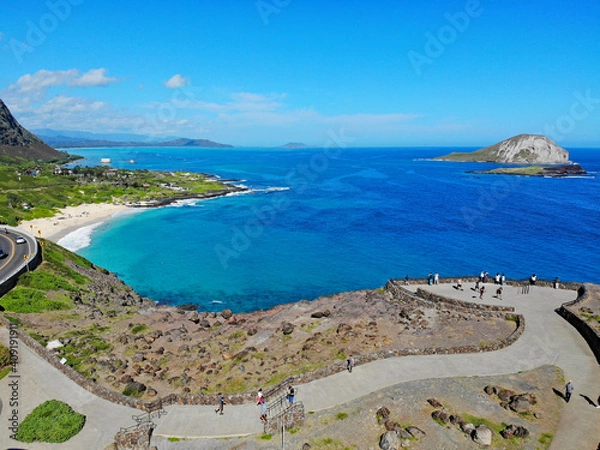 Obraz Makapuu lookout on Oahu, Hawaii