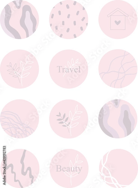 Fototapeta seamless background for social networks fully editable file
