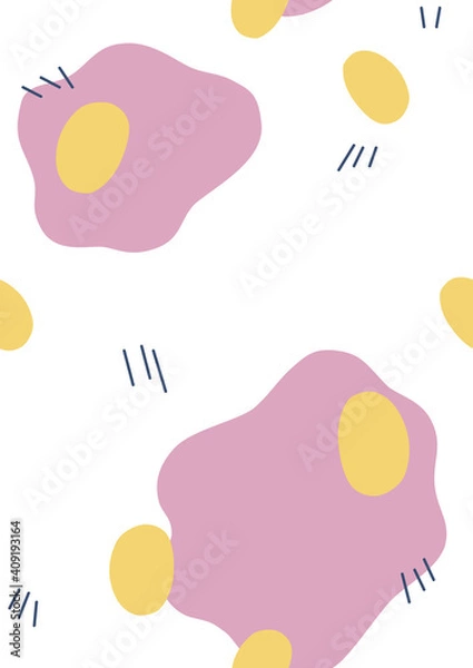 Fototapeta print stain on white background. Fully editable file