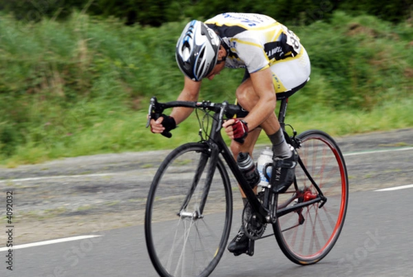Fototapeta coureur vélo
