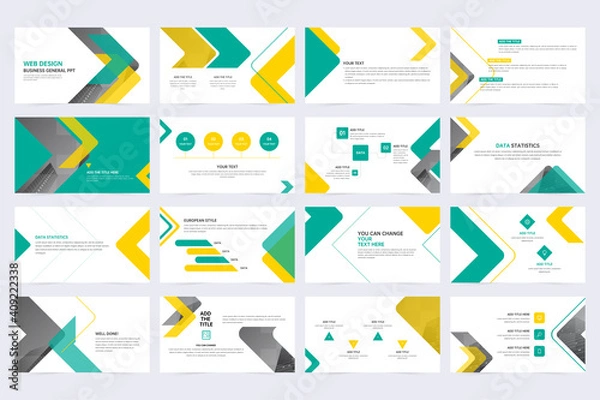 Obraz Minimal slide presentation template