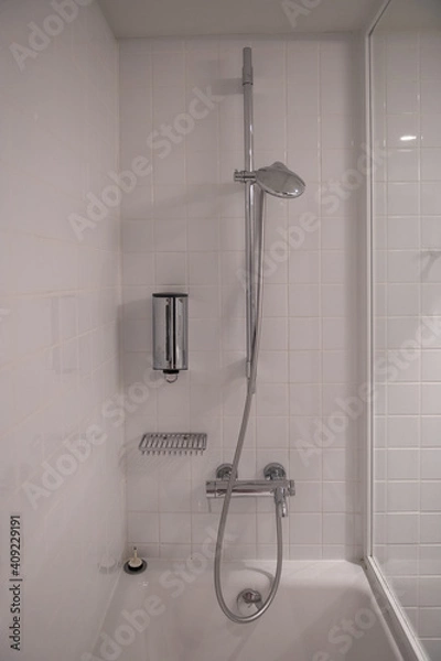 Fototapeta bathroom with shower