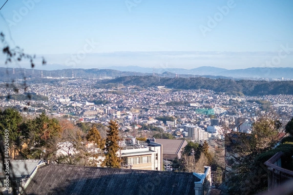 Obraz 町を見渡す