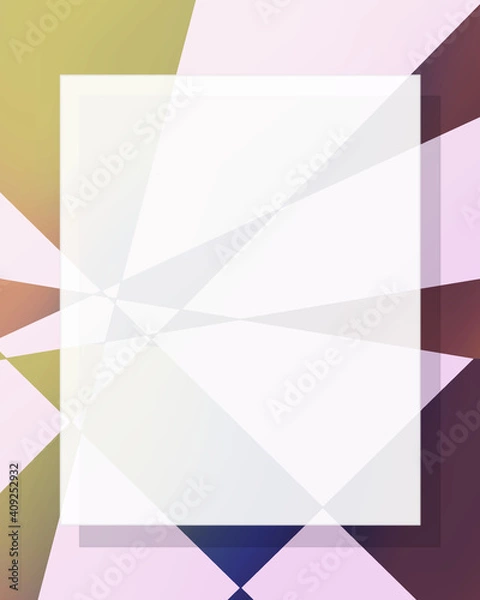 Fototapeta スタイリッシュ　モダン　影あり　メッセージカード