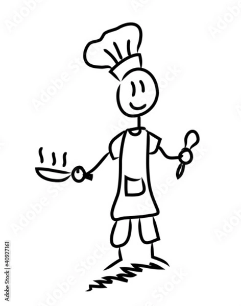 Fototapeta cuisinier