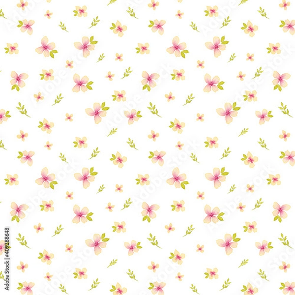 Obraz seamless background with flowers