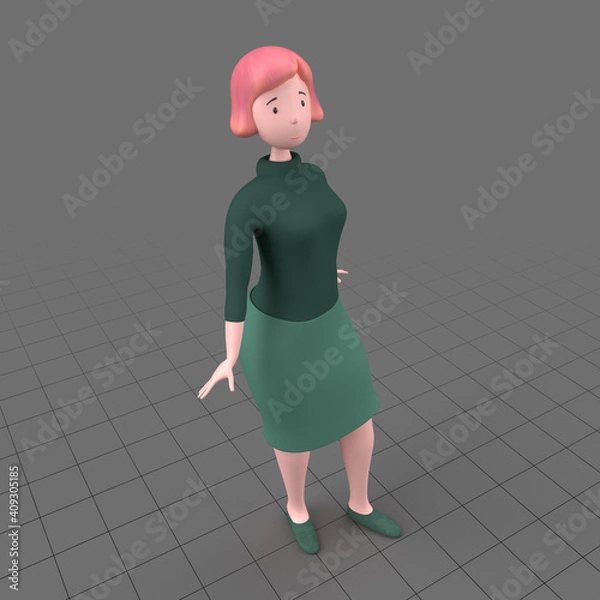 Obraz Female character 3