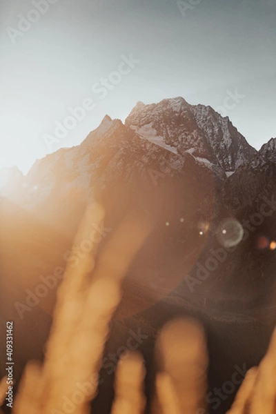 Obraz Dawn in the mountains