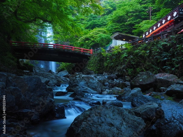 Obraz 【大阪】初夏に訪れる箕面の滝