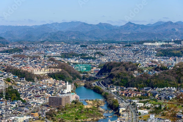 Obraz 展望台から望む川西市街地